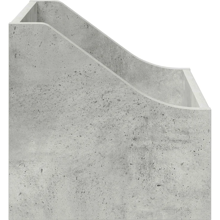 vidaXL LP Plattenbox 2 stk. Betongrau 37 x 33 x 32 cm Holzwerkstoff 8012769 – Bild 6