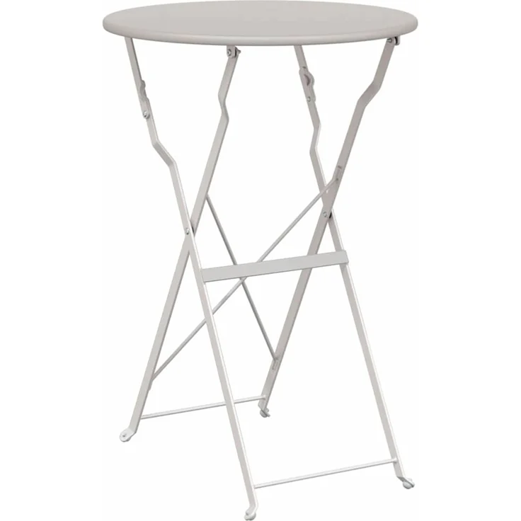 vidaXL Klapp Bistro Set 3 pcs Beige Stahl 42002971 – Bild 5