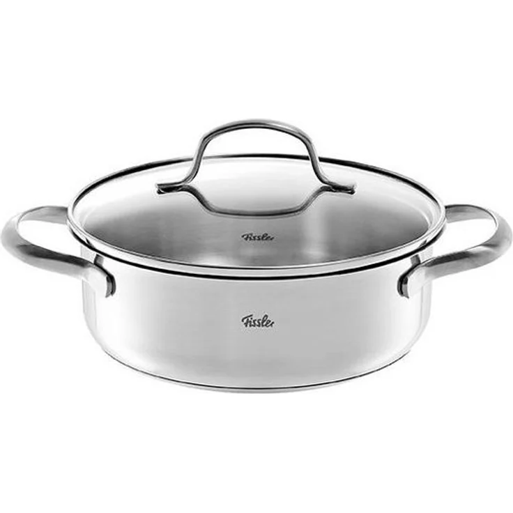 Fissler San Francisco Topf-Set 3-tlg. Induktion mit Glasdeckel Edelstahl – Bild 2
