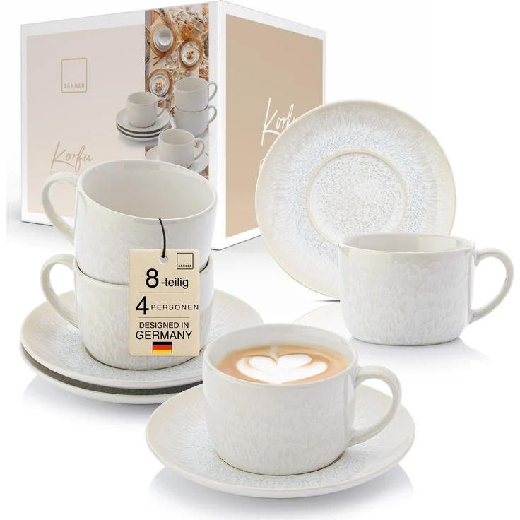 SÄNGER Kaffeetassen Set Korfu 8 teilig – Bild 5