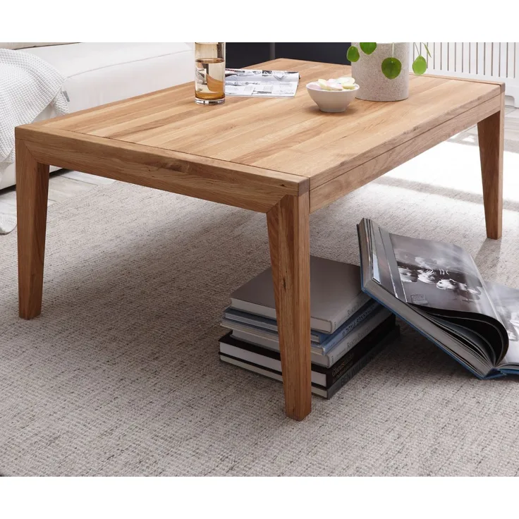 Couchtisch Eiche Asteiche massiv 112 cm