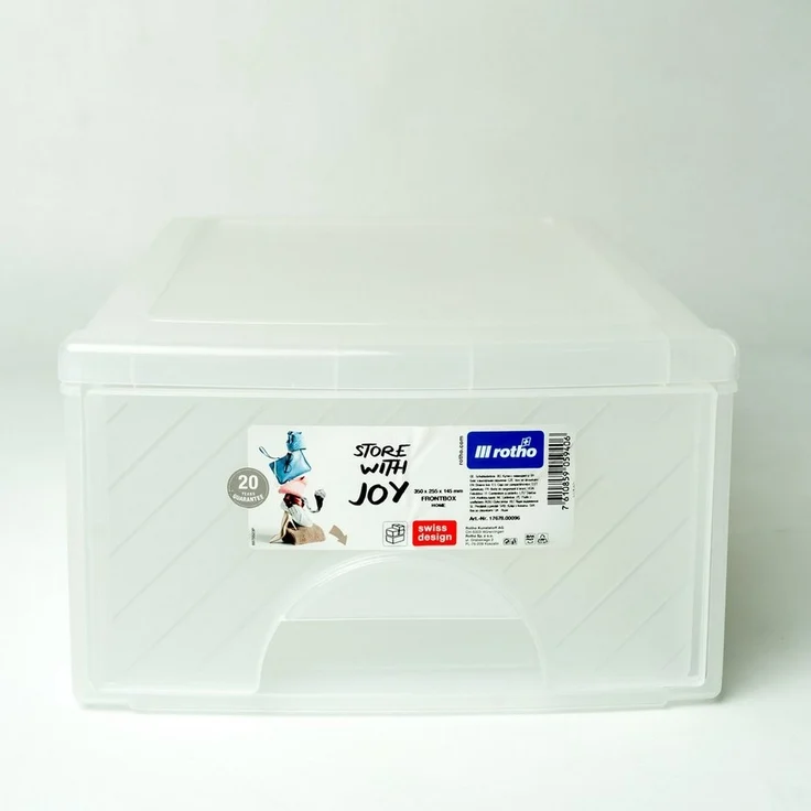 ROTHO Schubladenbox Stapelbare Aufbewahrungsbox 18l – Bild 3