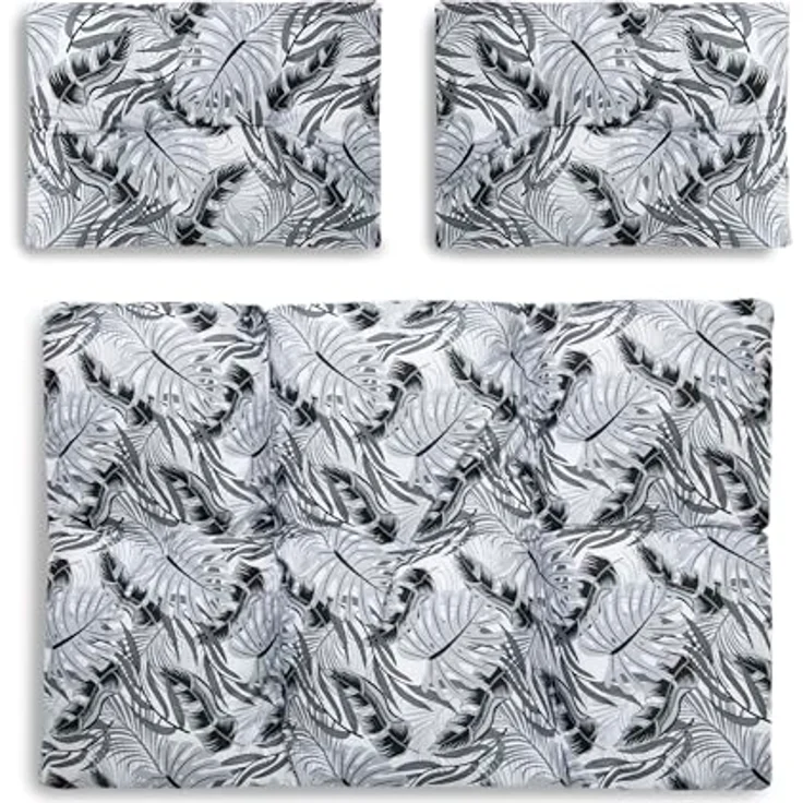 Amilian Stuhlkissen - Bankauflage - Gartenbankauflage - 80x120cm + 2 x 40x60cm, 3er Set - Gartenbankauflage - Pallettensitzkissen - Bankkissen – Bild 7