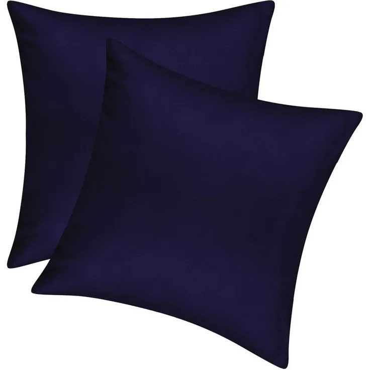 Pataya Kissenbezug 100% Baumwolle, weiche Kopfkissenbezug, Kissenhülle, Kissenbezüge, (2 Stück), Weich und Atmungsaktiv, Jersey, 140 g/m²