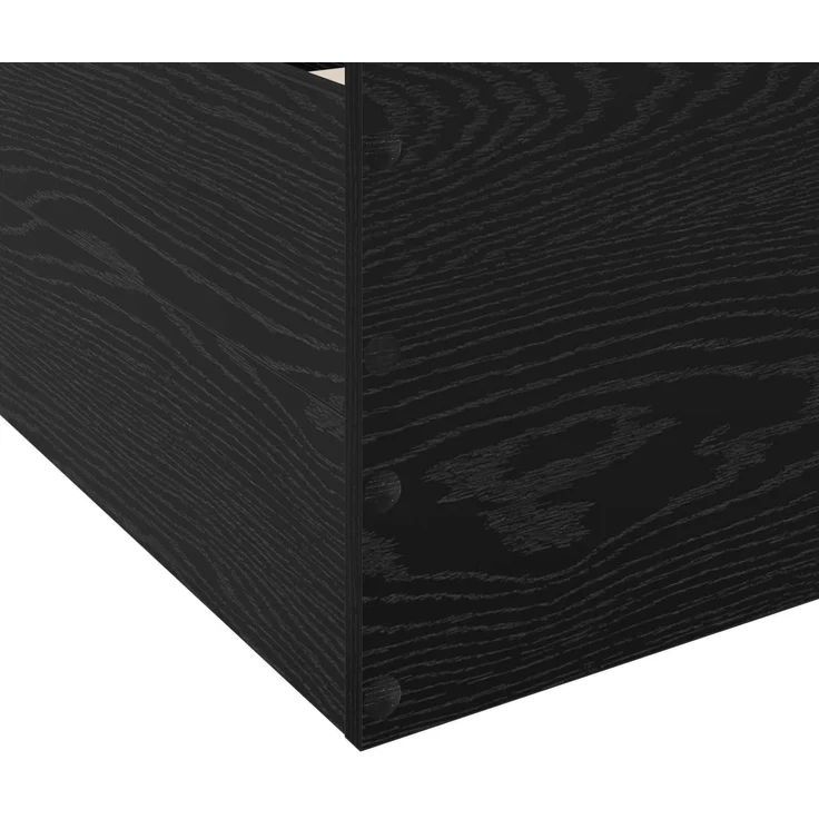 vidaXL Bettgestell mit Stauraum Schwarze Eiche 80 x 200 cm 3429507 – Bild 6