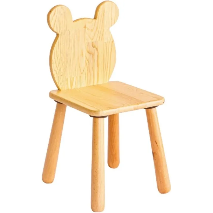 Skye Decor 'Bear Chair' Kinderstuhl, Eiche, 28 x 32 x 28 cm