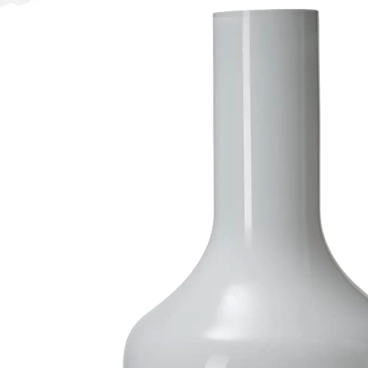 LEONARDO HOME VASE 64 WEIß MIL Milano, Handgemachte Glasvase mit modernem Design, 64 x 23 x 23 cm – Bild 4