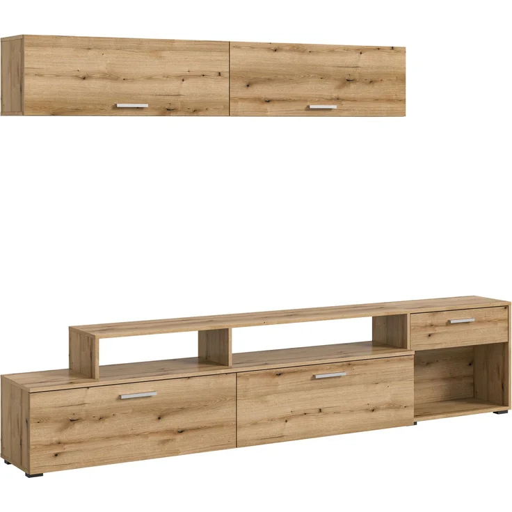 Wohnwand Race - Evoke Oak – Bild 1