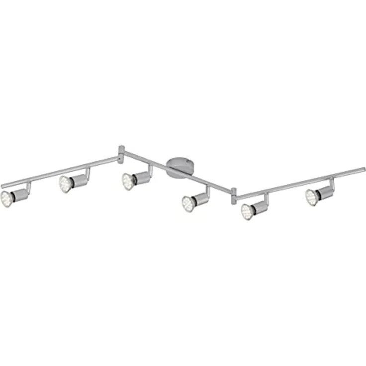 BRILONER - LED Deckenstrahler, Deckenleuchte, Deckenlampe, Spots, LED Strahler, Wohnzimmerlampe, Deckenbeleuchtung, Deckenlampe Wohnzimmer-Kinderzimmer-Schlafzimmer, schwenkbar