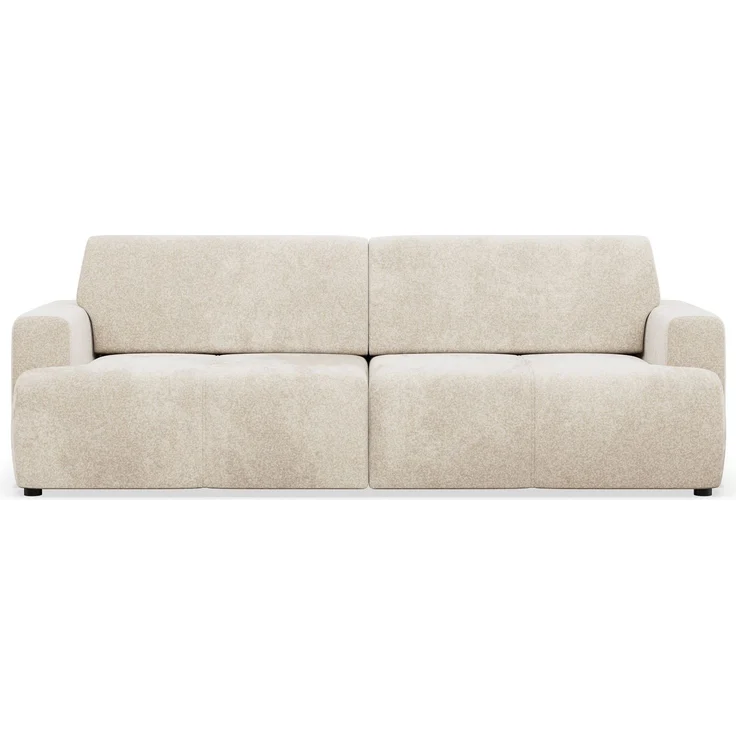 Selsey 'Cobbly' Schlafsofa mit Schlaffunktion, mit Bettkasten, 3-Sitzer, Chenille Mystery Creme, 244 cm – Bild 5