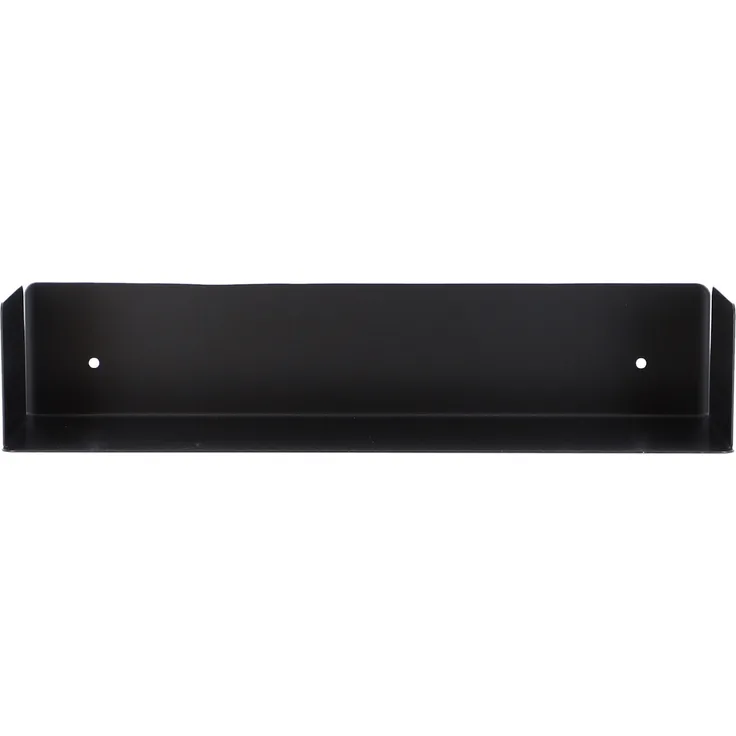 Wandregal Lyra aus Metall Schwarz, 50 cm
