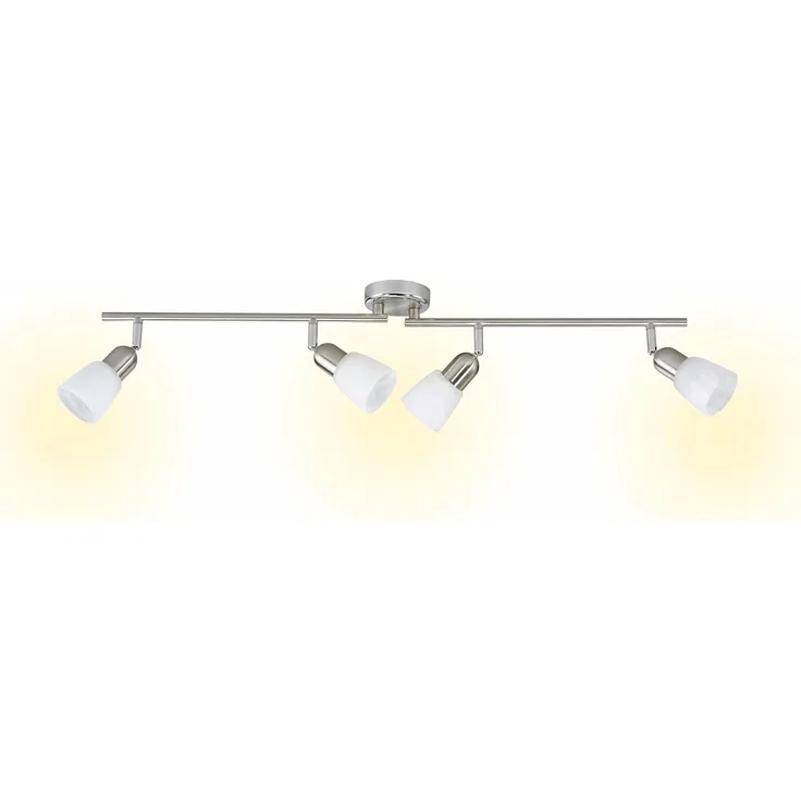 Brilliant Leuchten No. 55331-77 Spotrohr Sofia E14 IP20 4-flammig eisen chrom weiß