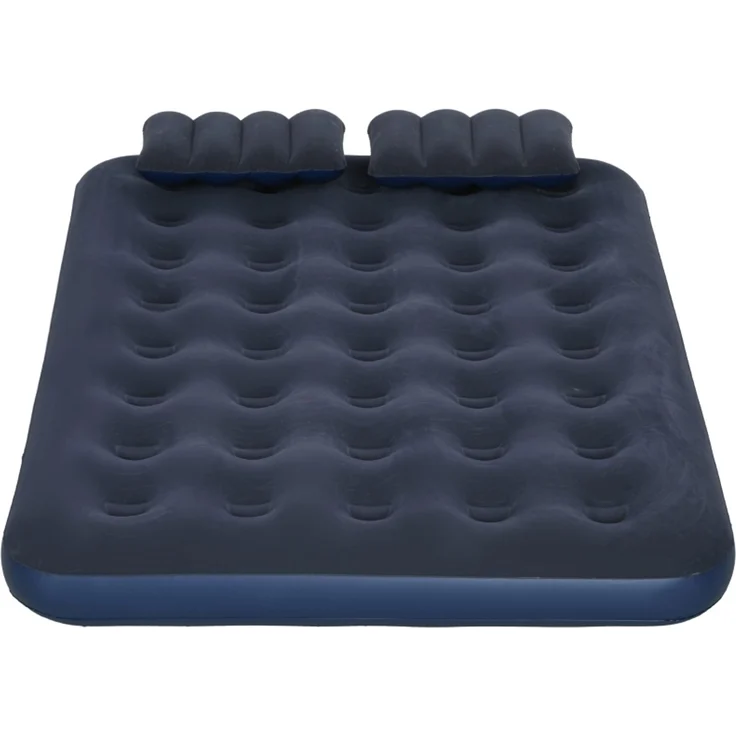 EINHOM Luftbett Doppel-Luftmatratze mit Handpumpe & Kopfkissen, Blau 203 x 152 x 22 cm für Camping & Gäste – Bild 6