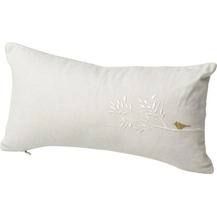 Räder Kissenhülle Design Traumkissen Porzellangeschichten Goldvogel Beige (33x17cm) – Bild 3