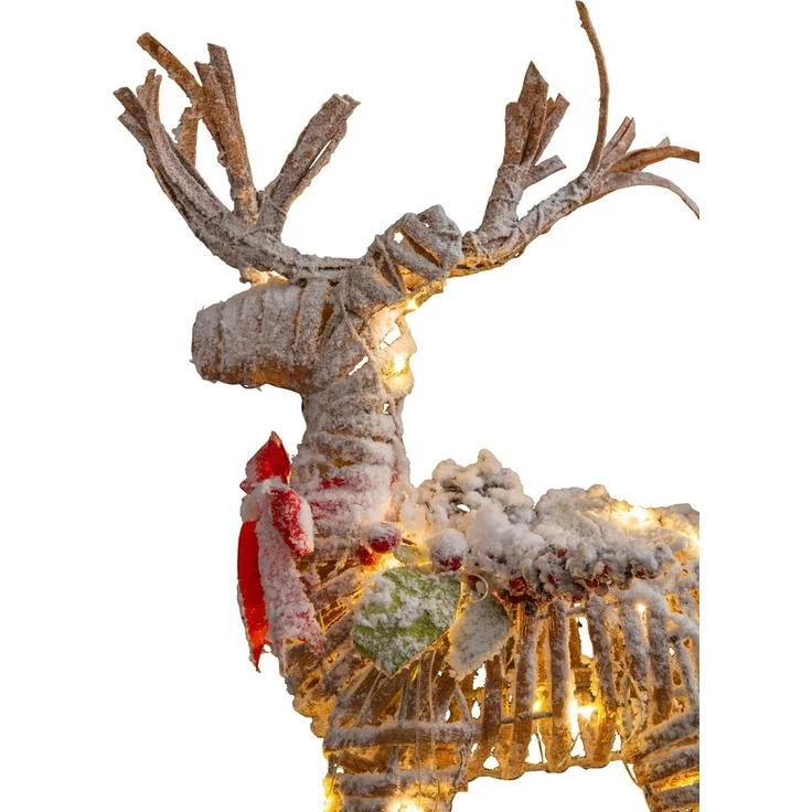 Weihnachtsdeko LED Beleuchtet Weihnachtsbeleuchtung Rentier mit Timer 5287527 – Bild 5