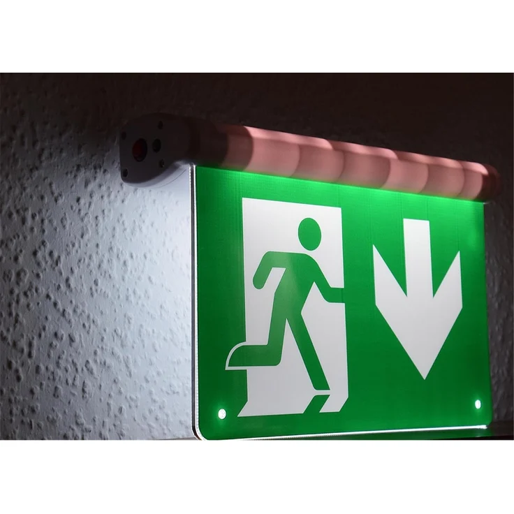 LED Fluchtwegleuchte "NL-8 Multi"Erkennungsw. 25m, IP20, Decken+Wandmont. – Bild 6