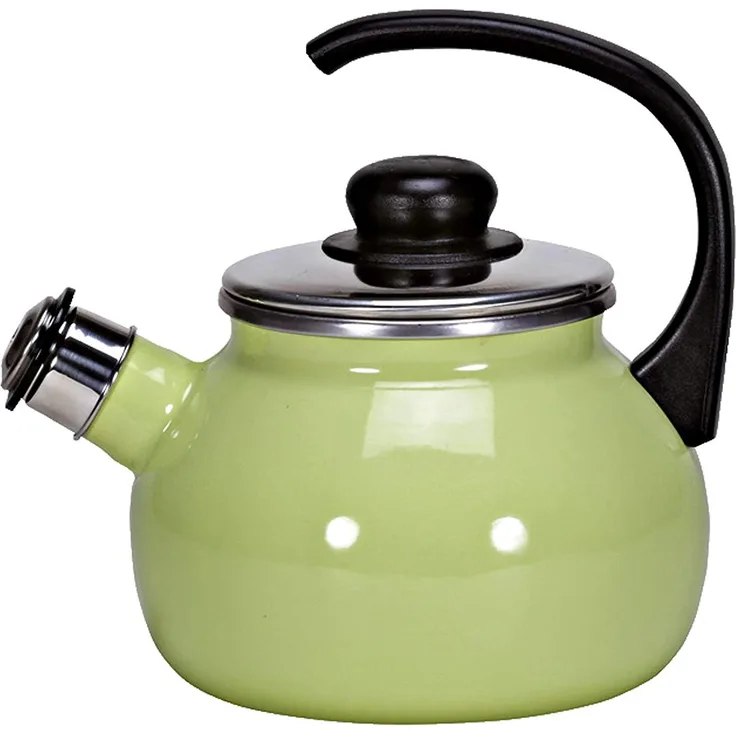 Krüger Flötenkessel 18 cm, 2 Liter, Pastell grün, Edelstahl