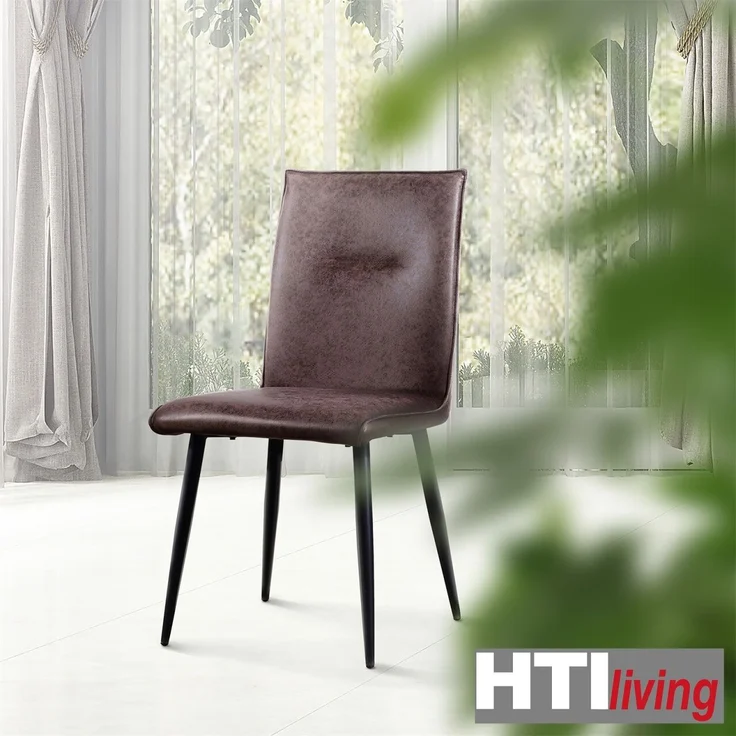 HTI-Living Salinas Antikbraun Stuhl – Bild 2