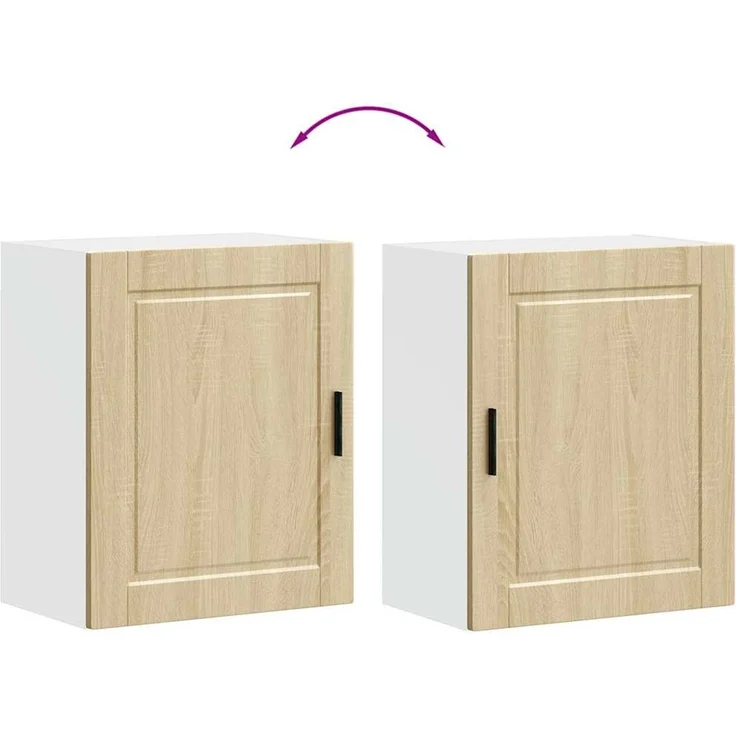 vidaXL Küchen-Hängeschrank Porto Sonoma-Eiche Holzwerkstoff 854043 – Bild 8