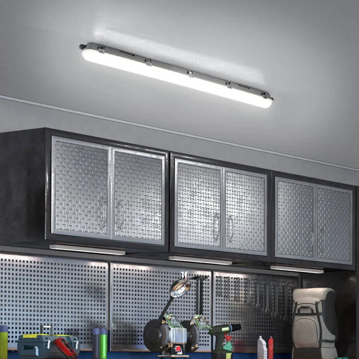 10er Set LED Wannenleuchte, tageslichtweiß, L 66,6 cm VT-6029 – Bild 3