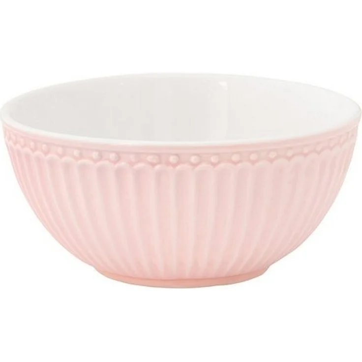 Greengate Müslischale Alice Müslischale pale pink 14 cm, Steinzeug, (Schüsseln & Schalen) – Bild 4