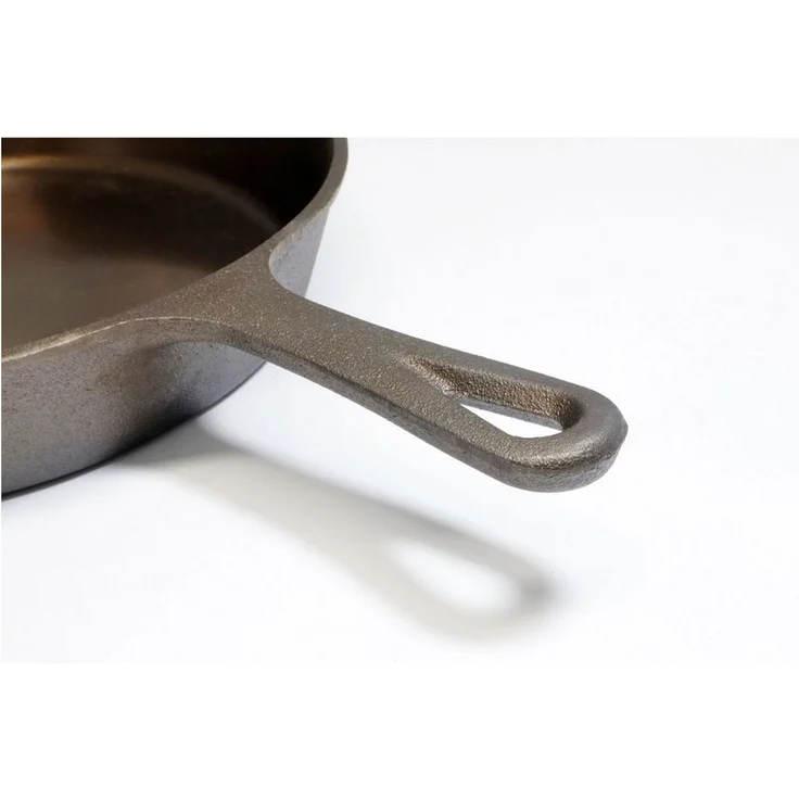 Origin Outdoors Bratpfanne Feuerpfanne Polished – Gusseiserne Outdoor-Pfanne mit Stiel – Bild 4