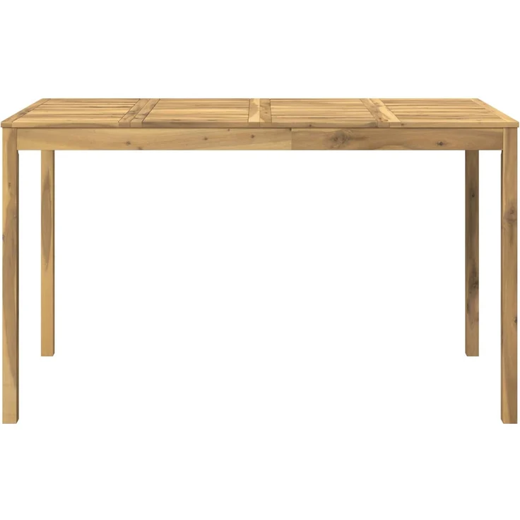 vidaXL Gartenbar-Tisch LAREN Weiß gewaschen 180 x 88,5 x 105 cm 901725 – Bild 3