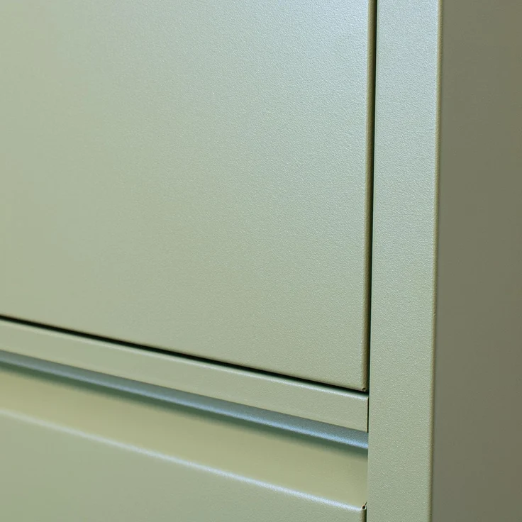 ebuy24 Schuhschrank Pisa Schuhschrank mit 6 Klappen/Türen in Metall gr – Bild 7