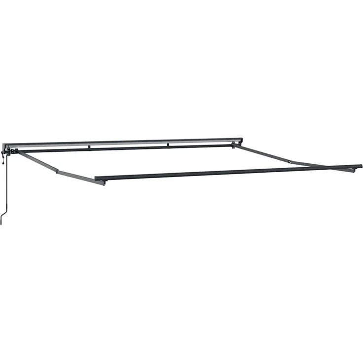 vidaXL Einziehbare Markise Beige 400x300 cm Stoff 3330622 – Bild 4