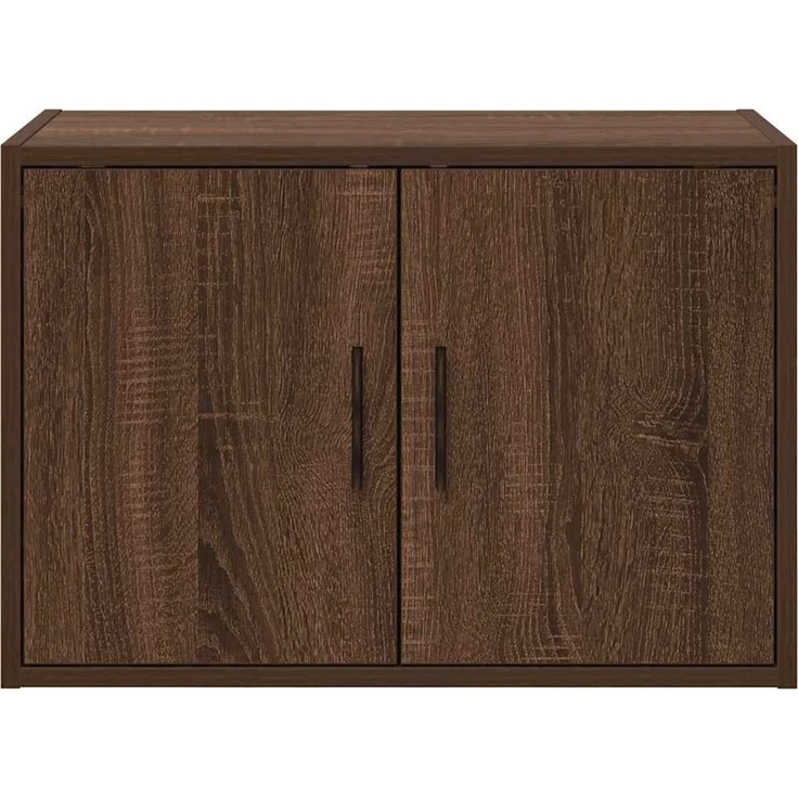 vidaXL Garagen-Wandschränke 2 Stk. Braun Eichen-Optik Holzwerkstoff 860656 – Bild 5
