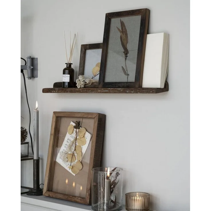 Regal Wandregal Bilderregal Holz Unika Alt L60xH3,7xT8cm Ib Laursen 21006-00