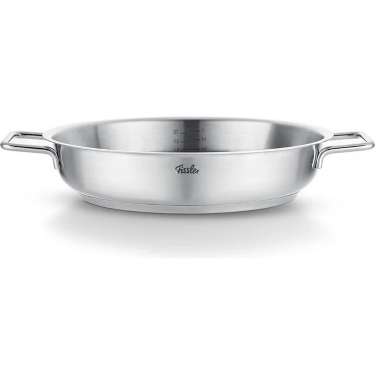 Fissler Servierpfanne Fissler Pure Collection Servierpfanne, Edelstahl 18/10 (1-tlg), Backofengeeignet bis 230°C, Schüttrand, Made in Germany – Bild 3