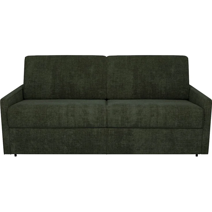 Vente-unique - CALIFE - Schlafsofa - Plastik - Kunststoff (PVC) - Tannengrün - 176 x 223 x 85 cm – Bild 4