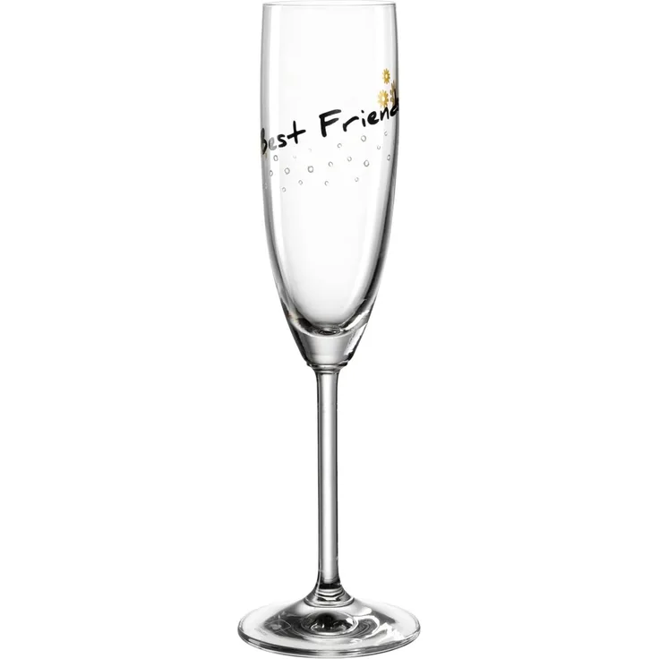 Leonardo Sektglas Presente Best Friends, Sekt Glas, Champagnerglas, Champagner, Kristallglas, 120 ml, 044519