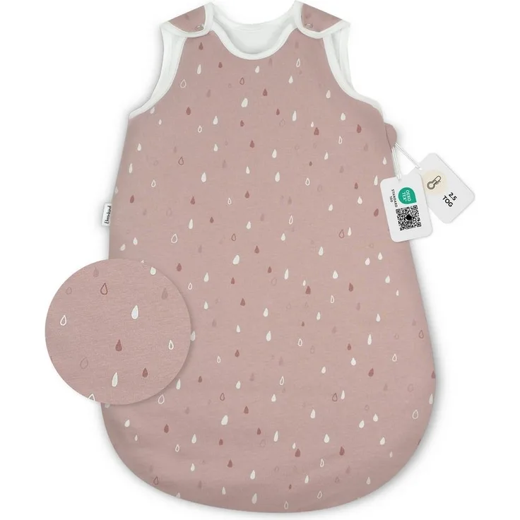 Ehrenkind Ganzjahresschlafsack Schlafsack Rund 2.5 TOG, Bio-Baumwolle, Baby Schlafsack (Standard 100 by OEKO-TEX, 100% Bio-Baumwolle, Ganzjahresschlafsack, 2.5 TOG), Schlafsack Baby 2.5 TOG, Babyschlafsack