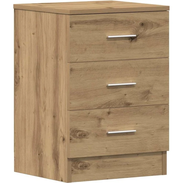 vidaXL Nachttisch Artisan-Eiche 38x35x55 cm Holzwerkstoff 861126 – Bild 10