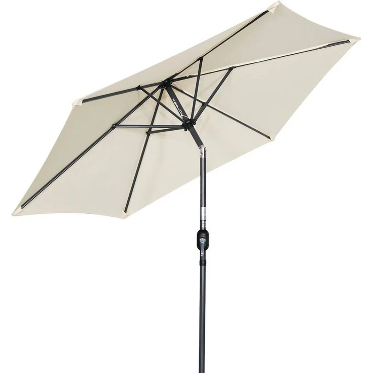 Angel Living Sonnenschirm Ø 300 cm, UV-Schutz 50+, Rund, aus Polyester, für den Balkon, den Strand, den Garten oder die Terrasse, 4.7kg – Bild 2