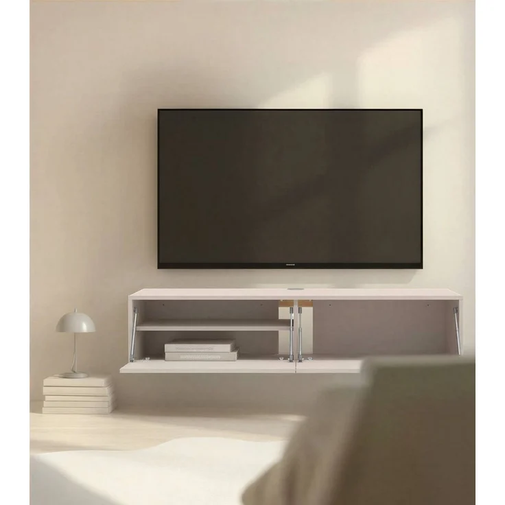 mokebo Sideboard Das Schwebende, TV-Board, Fernsehrschrank, Hängeboard, Fernsehtisch in kaschmir – Bild 3