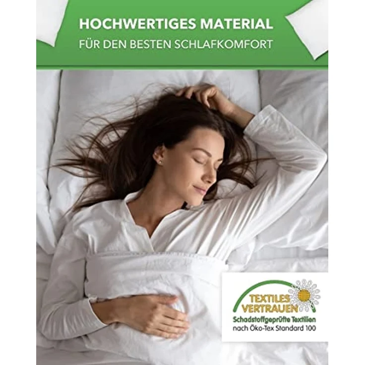 DILUMA Microfaserkissen Füllkissen Mikrofaser 2er Set - Innenkissen, Füllung: Kunstfaser, Perfekt als Sofakissen, Dekokissen, Kopfkissen – Bild 5
