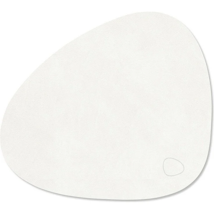 LIND DNA Platzset Nupo Tischset Curve S pure white 24x28cm – Bild 1