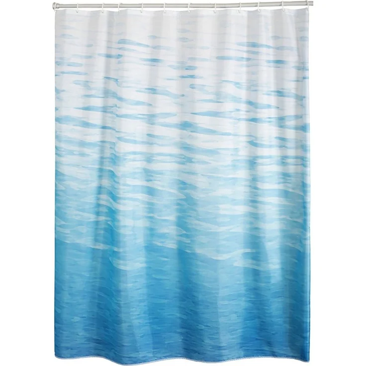 Ridder Duschvorhang Water blau Breite 180 cm – Bild 1