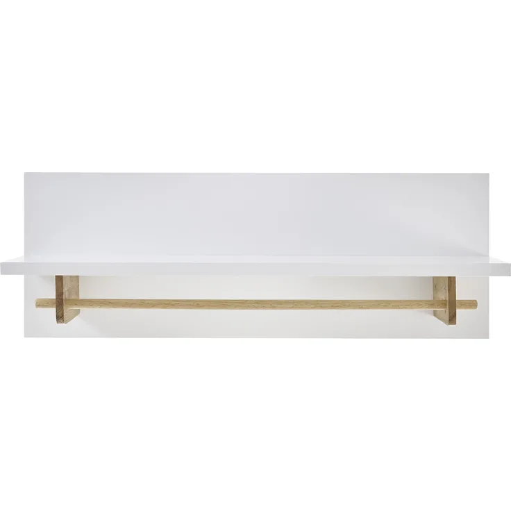 Wandpaneel >CERVO Garderobe< (BxHxT: 97x35x32 cm) in weiß - 97x35x32 (BxHxT)