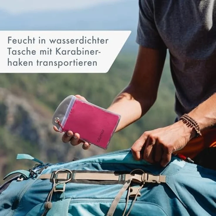 Blumtal Sporthandtuch mit Kühlfunktion aus Mikrofaser, 100x30 cm, (3-St), kühlend – Bild 6