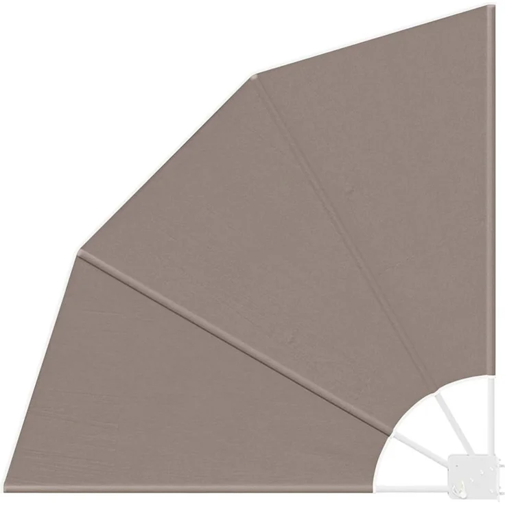 vidaXL Balkon Sichtschutz Taupe 115 x 115 cm Polyester 42000909 – Bild 2