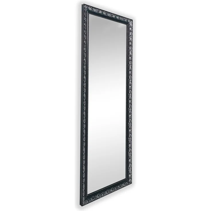MIRRORS AND MORE 'Tanja' Rahmenspiegel Holz, schwarz-silber, 50x150cm – Bild 6