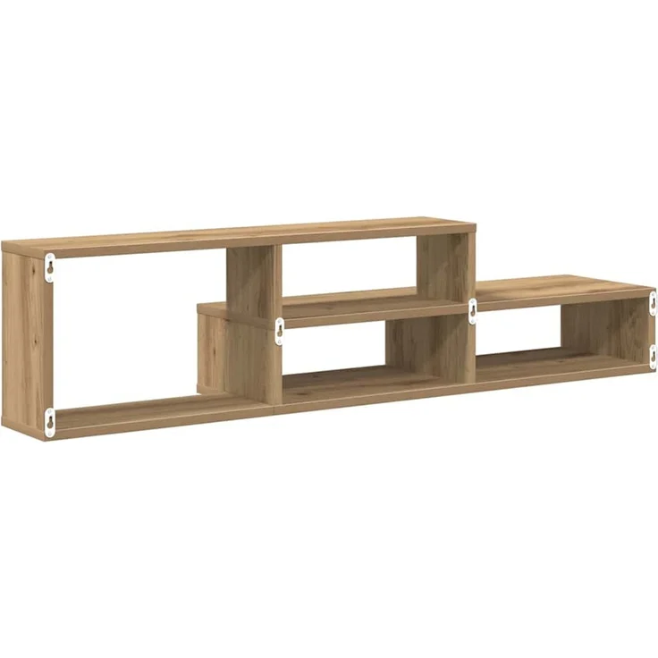 Wand-TV Stand, TV-Regal 120x25x28,5cm Holzwerkstoff – Bild 7