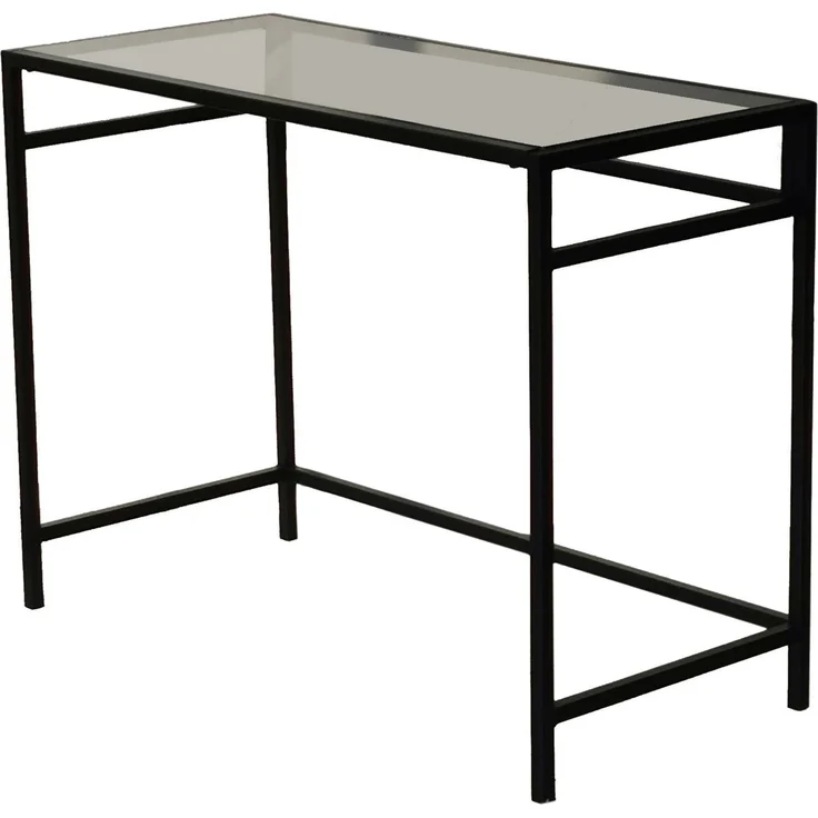 Skye Decor 'Network Çalışma Masası / 100x45cm M100F' Schreibtisch, Schwarz / Rauchgrau, 100 x 75 x 45 cm – Bild 8