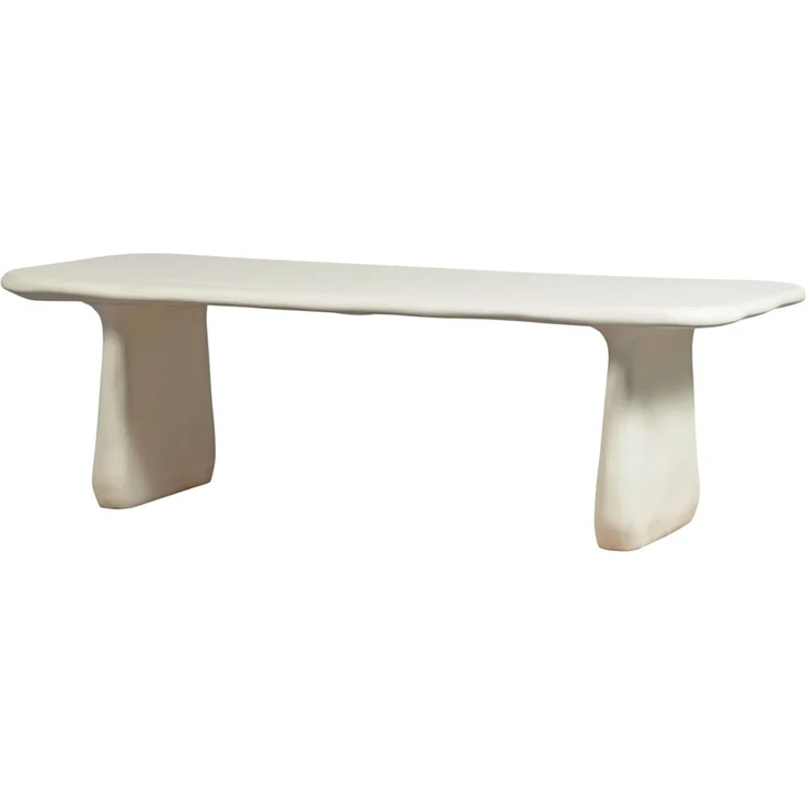 Gartenesstisch Loggia aus Faserverbundkunststoff, modern, natur, für 8–10 Personen, 240x100 cm – Bild 1
