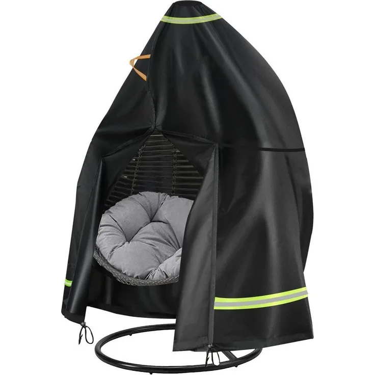 Eierstuhl Abdeckung 420D Oxford Reissverschluss Wasserdicht 190x115cm