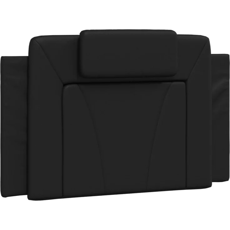 vidaXL Kopfteil-Kissen Schwarz 90 cm Kunstleder 374767 – Bild 5